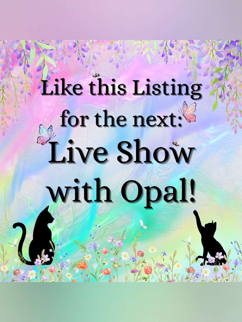 LIVE! LIKE THIS LISTING for ALL MY LIVE SHOWS! I'M LIVE Almost every FRIDAY!🌸🐈